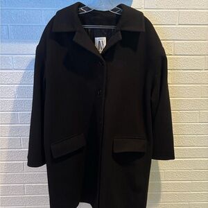 Jones New York Wool Black Coat